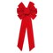 Northlight 14" x 34" Red 11-Loop Velveteen Christmas Bow Decoration